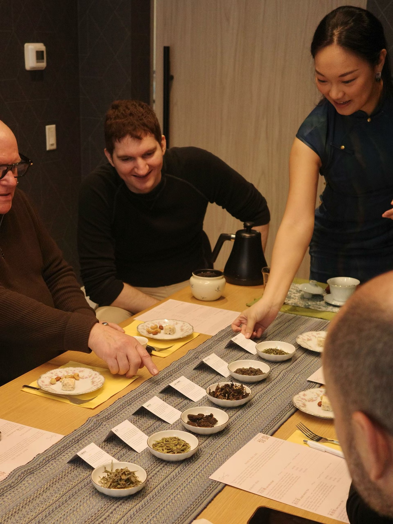 Tea tasting group